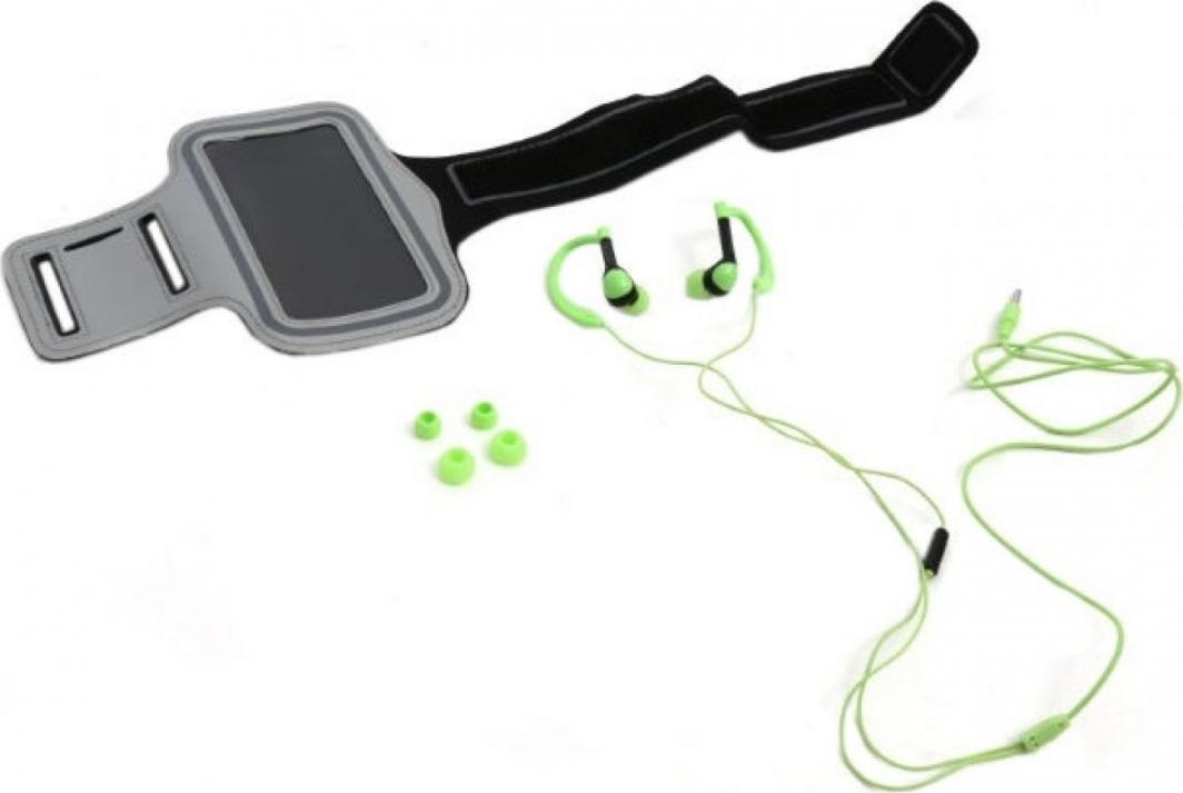 Mbajtëse celulari Platinet Sport + dëgjuese Armband PM1070