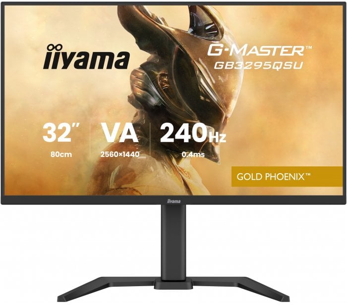 Monitor gaming iiyama G-Master GB3295QSU-B1, 32" QHD, USB, me altoparlantë