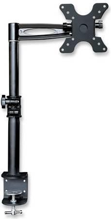 Mbajtëse monitori Techly ICA-LCD-501BK, 19", për tavolinë, e zezë