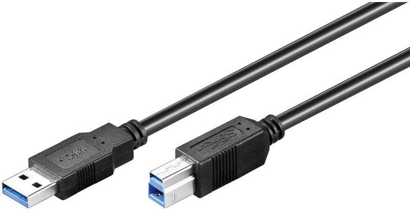 Kabllo USB Goobay, 1.8 m, e zezë