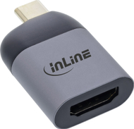 Adapter USB InLine Display Converter, USB Type-C në HDMI, 4K 60Hz, gri