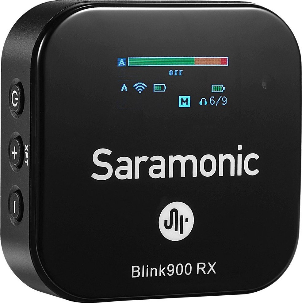 Mikrofon pa tela Saramonic Blink900 B1, sistem wireless, i zi