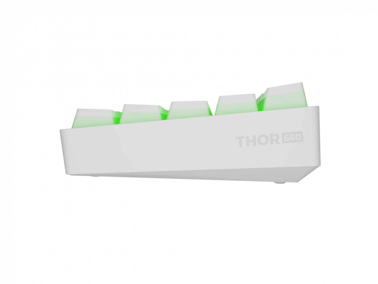 Tastierë mekanike wireless Genesis Thor 660 G2, 60%, Bluetooth, RGB, e bardhë