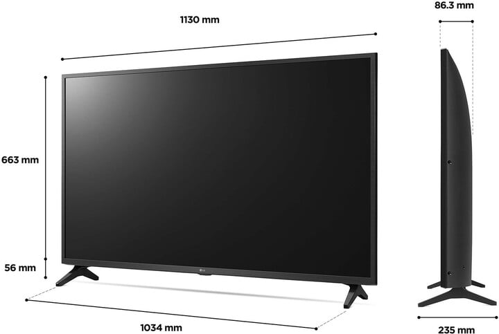 Televizor LG 55UQ75006LF, 55" (139cm), 4K UHD, i zi