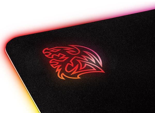 Mauspad Tt eSports Draconem RGB Cloth Edition, M, i zi