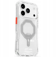 Mbulesë telefoni Skinarma Saido për iPhone 17 Pro, mbështetje për karikim magnetik, transparente