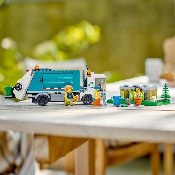 Set LEGO® City 60386 Garbage truck, 261 pjesë