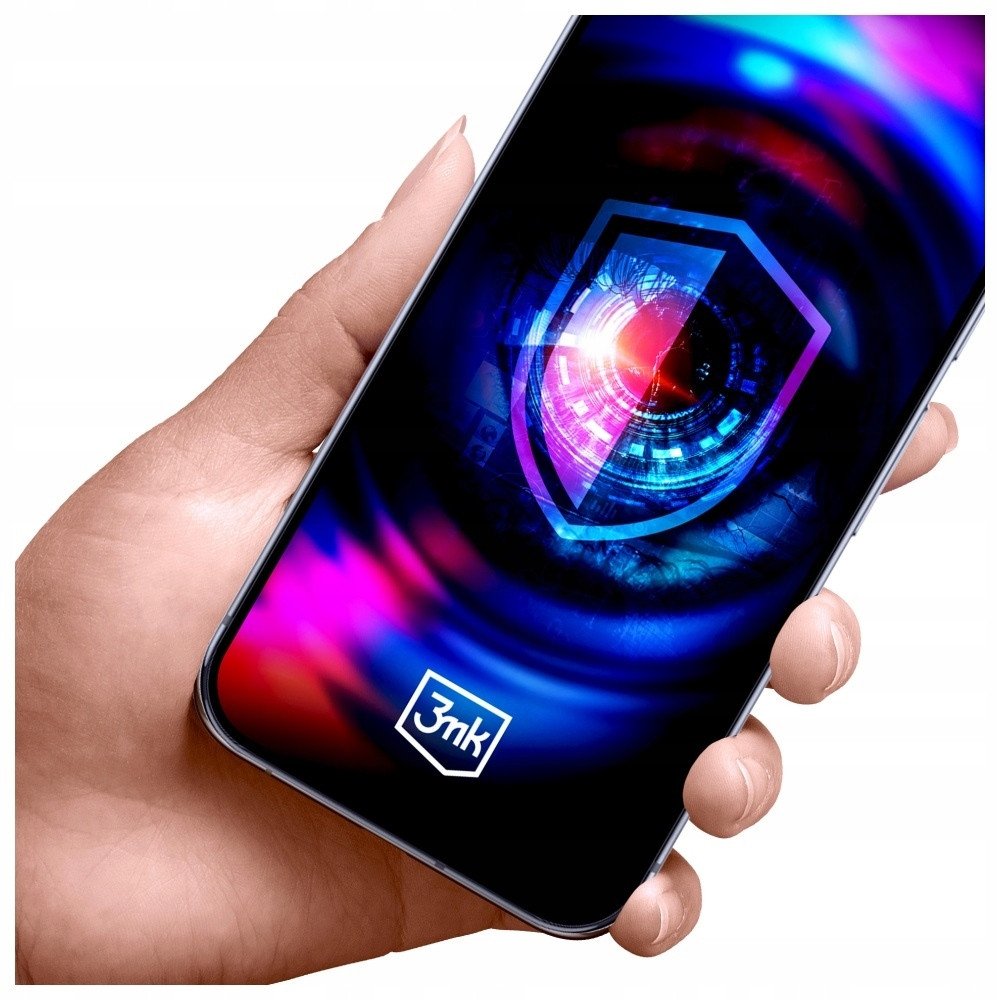 Xham mbrojtës 3MK HardGlass Max Privacy për Apple iPhone 17 Pro Max, me aplikues, transparent
