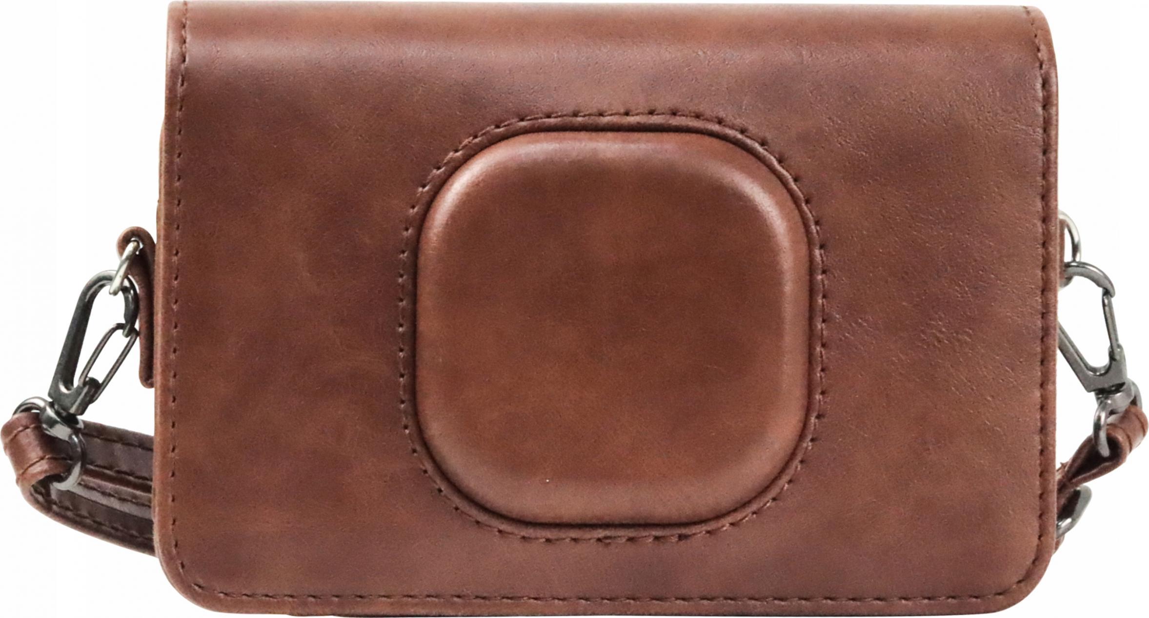 Mbulesë kamerë LoveInstant për Kodak Mini Shot Combo 2 C210, eko lëkurë, kafe