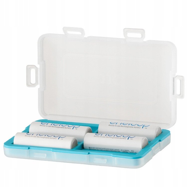 Kuti baterish JJC BC 8AA, kapacitet 8x AA, plastike, transparente