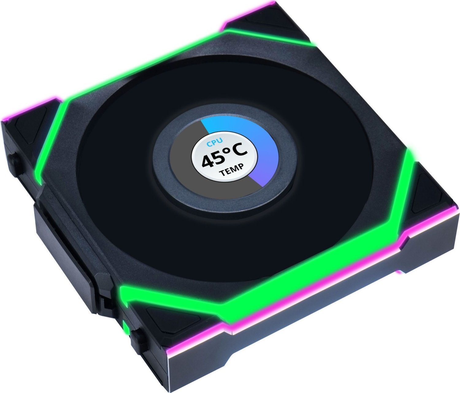 Ventilator PC Lian Li UNI FAN SL Wireless Reverse Blade LCD 120mm, ARGB PWM, i zi