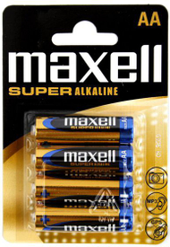 Bateri Maxell, AA / R6, 1.5 V, 4 copë