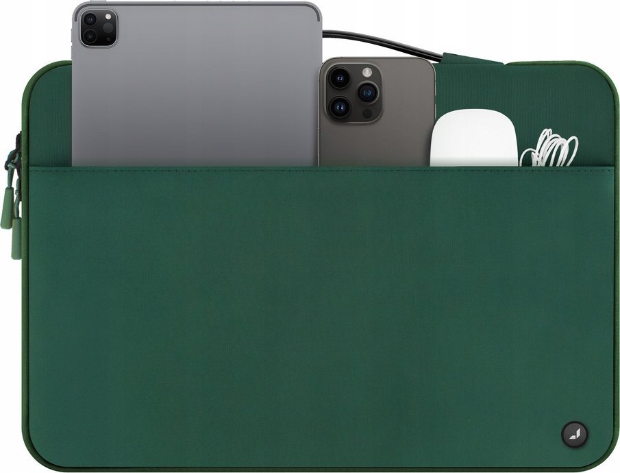 Çantë laptopi JCPAL Professional, 13"-14", najlon rezistent ndaj ujit, e gjelbër