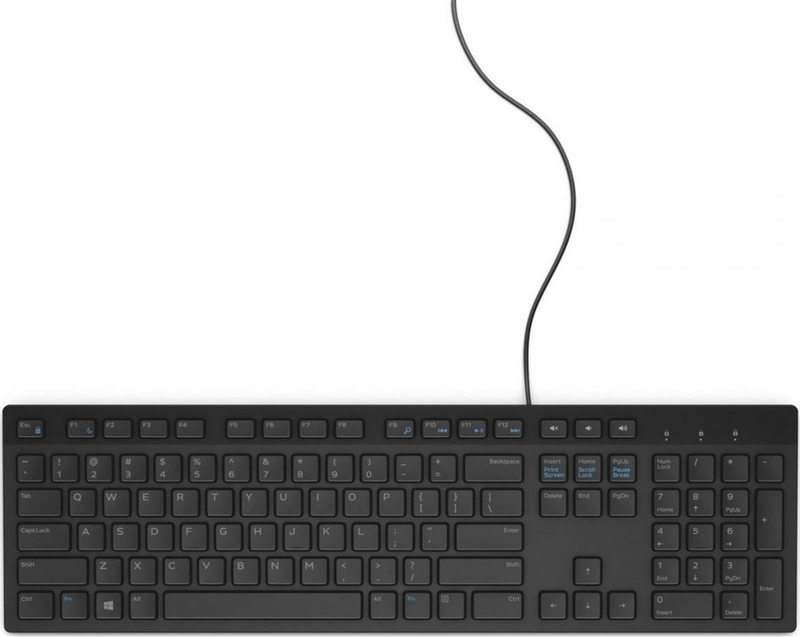 Tastierë Dell KB216 Multimedia, US, e zezë