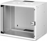 Kabinet rrjeti Digitus SOHO Pro 9U, montim në mur, 19", gri
