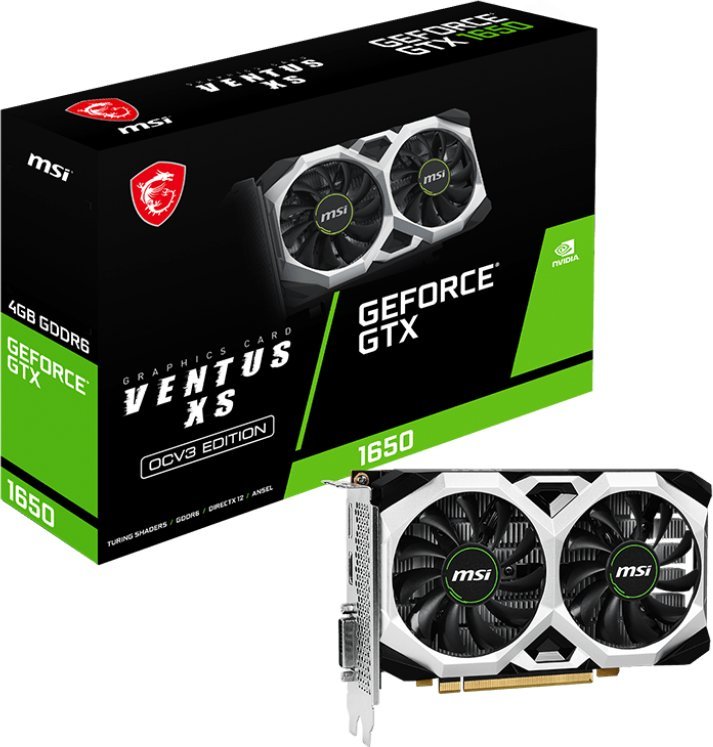 Kartelë grafike MSI GeForce GTX 1650 D6 Ventus XS OC V3 4GB GDDR6