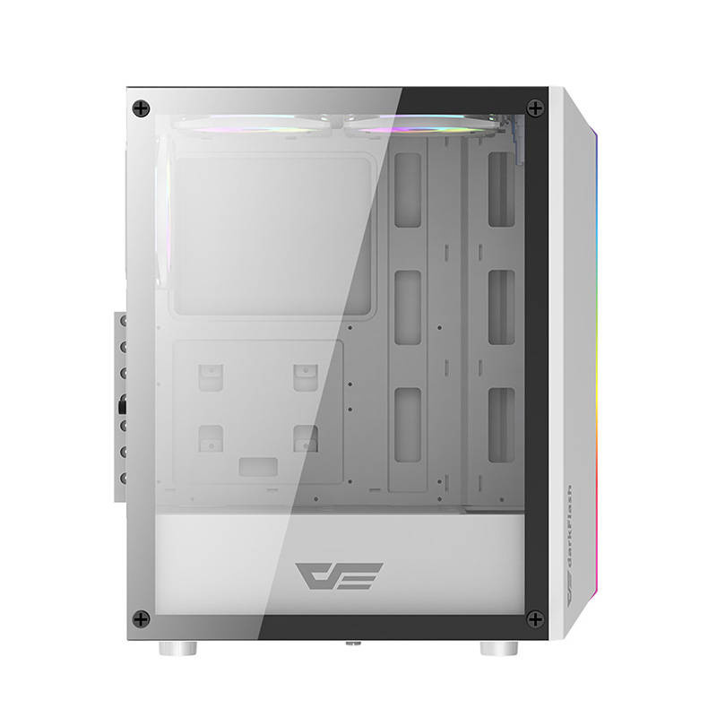 Kabinet kompjuteri Darkflash DK151, ATX Mid Tower, ARGB, i bardhë
