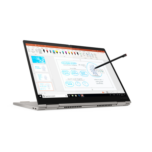 Лаптоп Lenovo ThinkPad X1 Titanium Yoga, 13,5“, Intel Core i5, 16GB RAM, 512GB SSD, Intel Iris Xe графика, титан