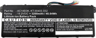 Bateri laptopi MicroBattery për Acer Aspire ES15 ES1 572, zëvendësuese, e zezë