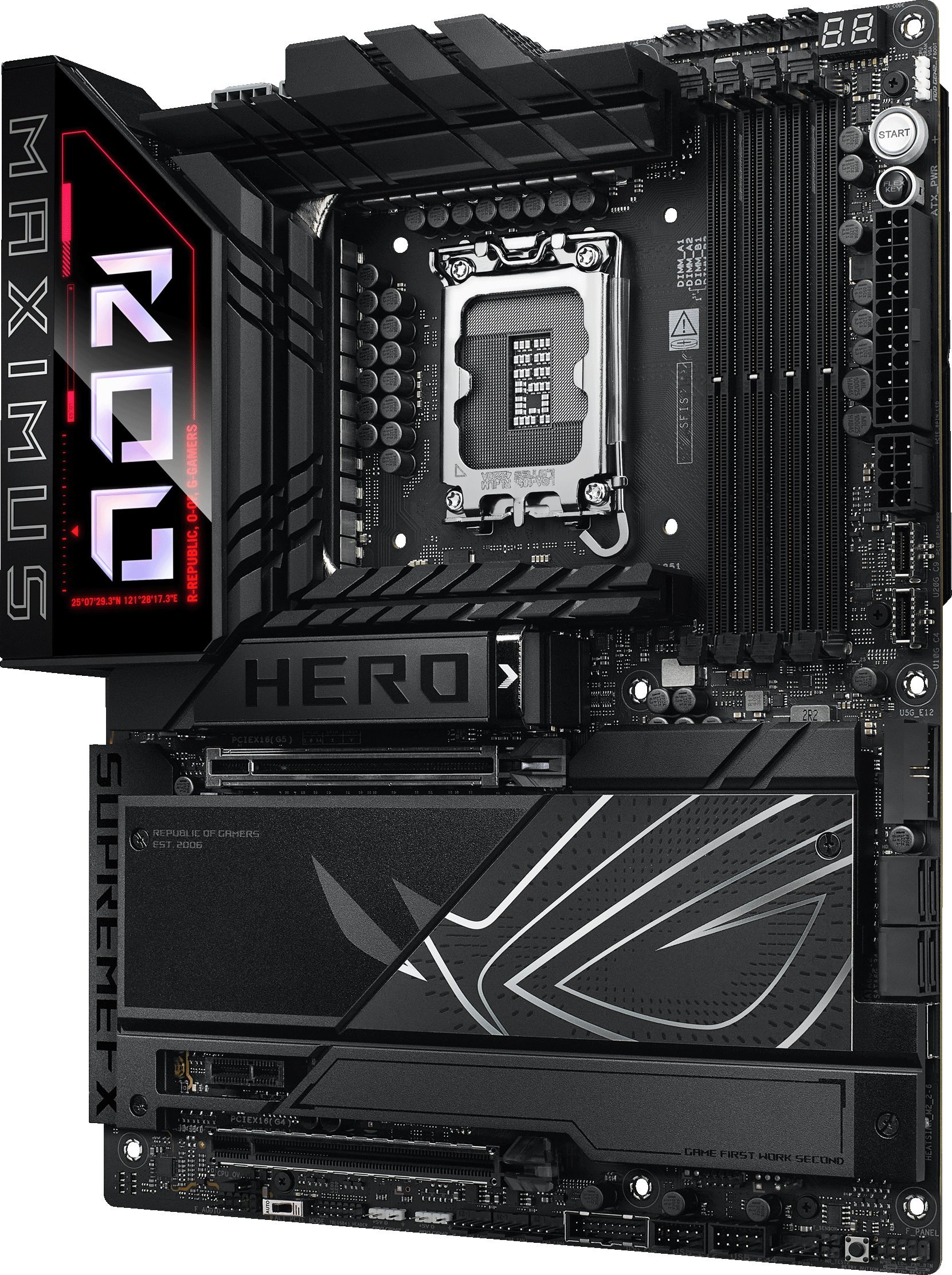 Pllakë amë ASUS ROG Maximus Z890 Hero, LGA 1851, DDR5, ATX, e zezë