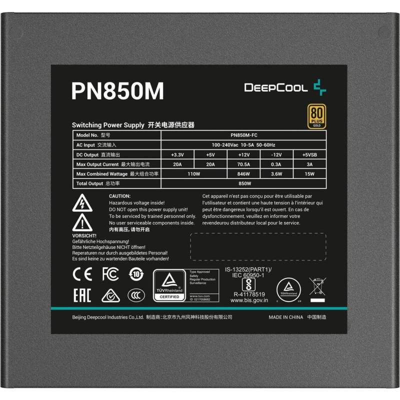 Furnizues energjie DeepCool PN850M, 850W, 80 Plus Gold, ATX, i zi