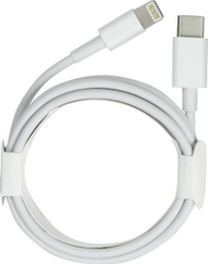 Kabllo USB Type C në Lightning PD, 1 m, 2A 12W, e bardhë