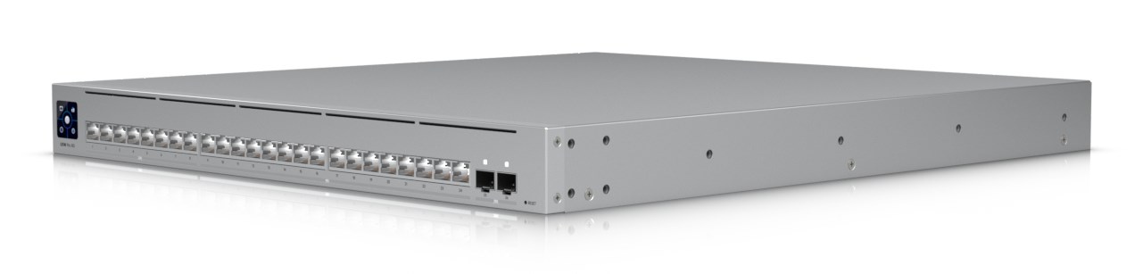 Switch Ubiquiti UniFi Pro XG 24, 24 porta 10GbE, L2 L3, argjendtë