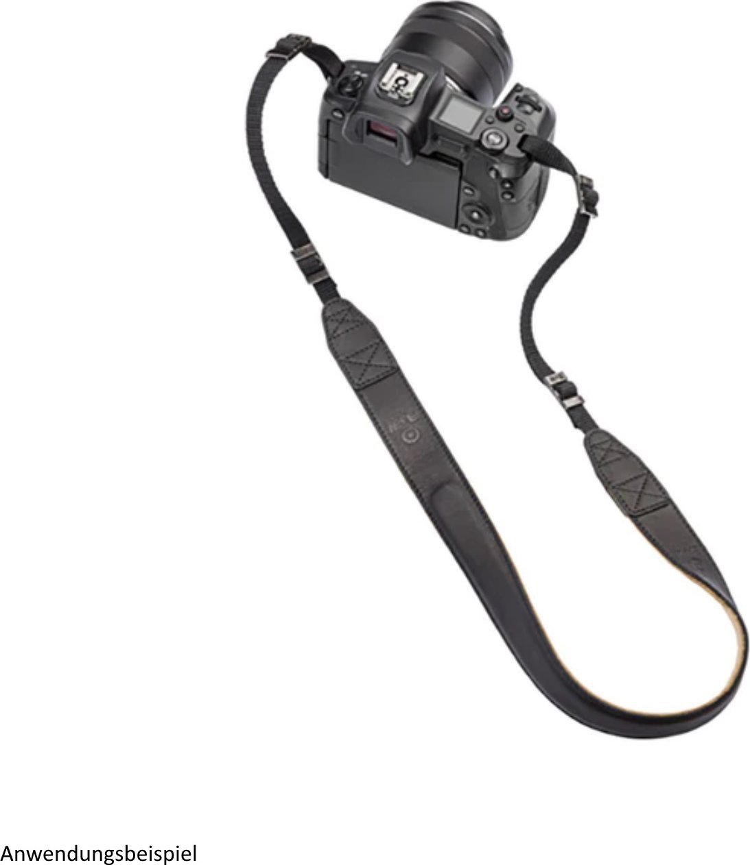 Rrip kamere B+W Leather Camera Strap, lëkurë, 30 mm, kafe