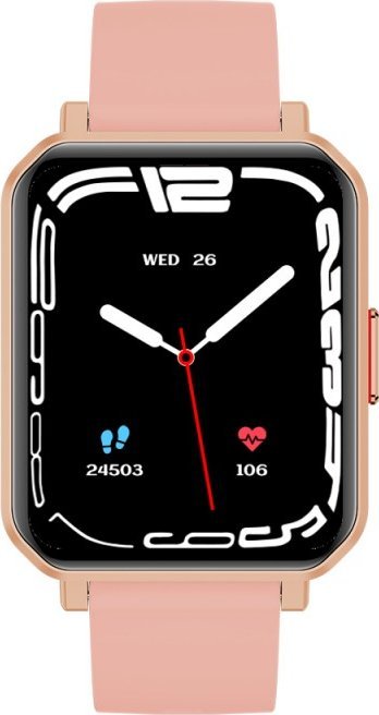 Smartwatch Maxcom FW56 Carbon Pro, Bluetooth, 1.32", rozë