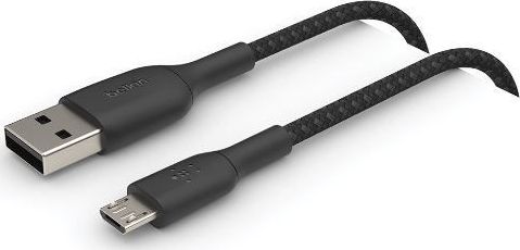 Kabllo USB Belkin CAB007bt1MBK, USB A në microUSB, 1 m, e zezë