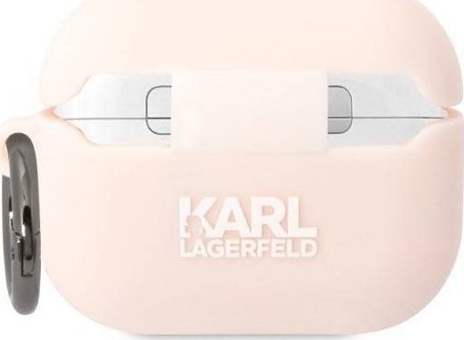 Mbulesë Karl Lagerfeld Silicone Choupette Head 3D për Apple AirPods Pro, silikon, rozë