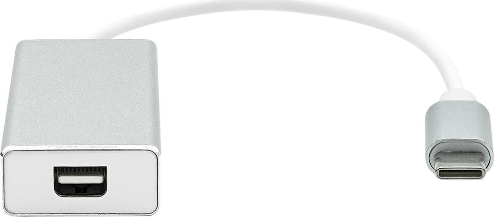 Adapter USB-C në Mini DisplayPort ProXtend, 20cm, argjendtë