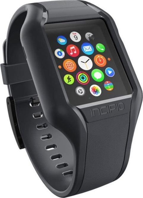 Rrip dore Incipio NGP Strap për Apple Watch, 38mm, fleksibël, ngjyrë smoky