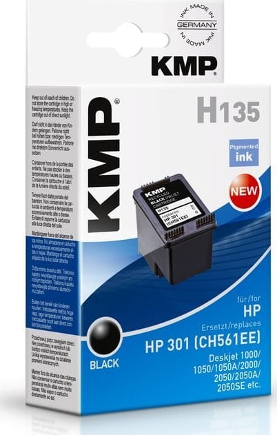 Kartutsa boje KMP H135, kompatibile me HP 301 CH561EE, 3ml, e zezë