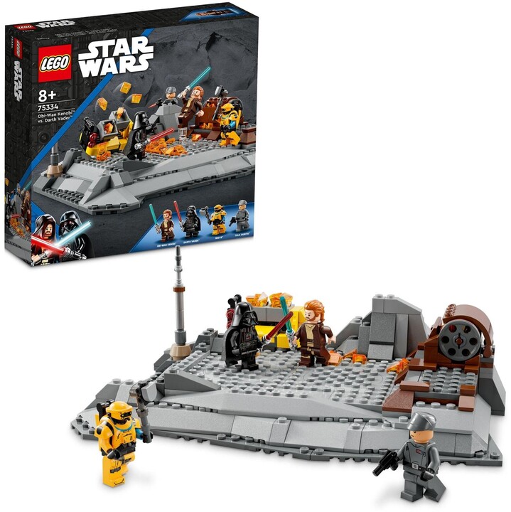 Set LEGO® Star Wars™ 75334 Obi-Wan Kenobi™ Vs. Darth Vader™, 282 pjesë