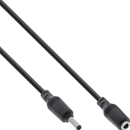 Kabllo zgjatëse furnizimi InLine 2680, DC 4.0 x 1.7 mm M në F, 5 m, e zezë