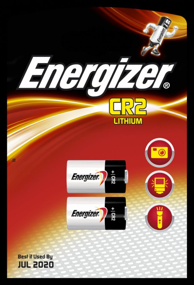 Bateri litiumi Energizer CR2, set 2 copë