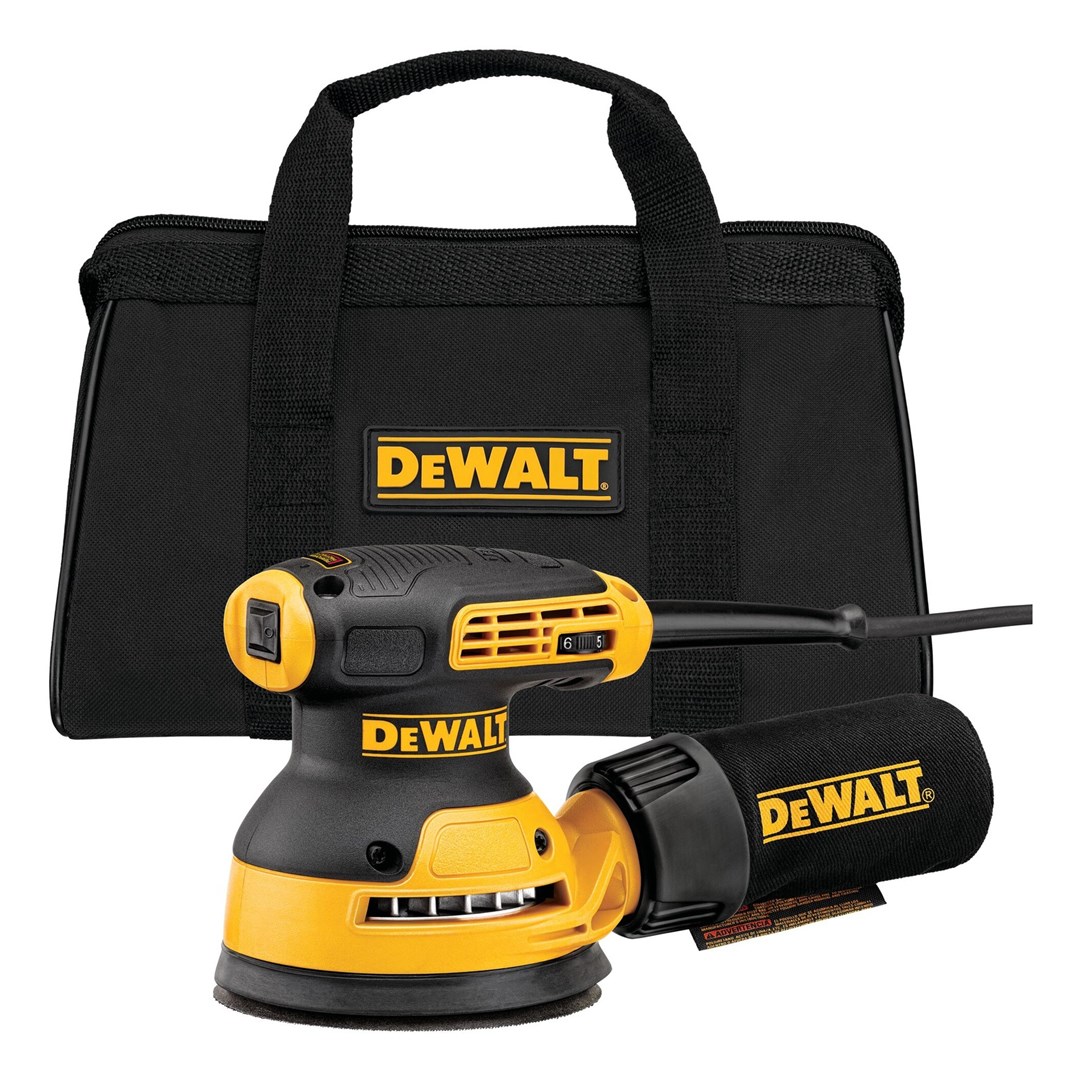 Lëmues orbital Dewalt DWE6423, 280W, 125mm, i verdhë