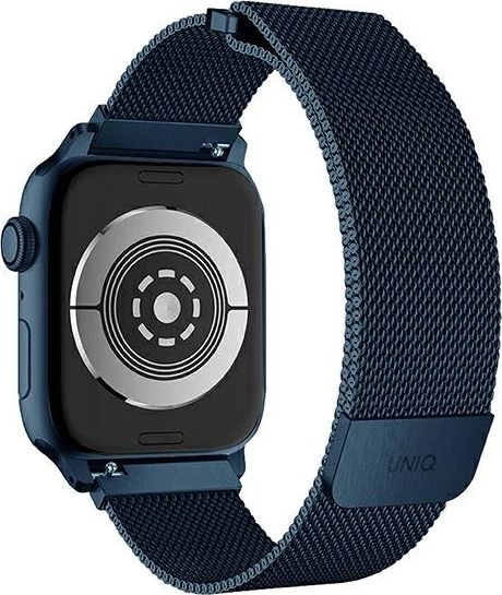 Rrip ore Uniq Dante për Apple Watch Series 4 5 6 7 SE 38 40 41mm, çelik inox, blu kobalt