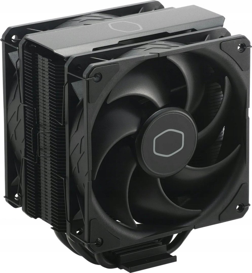 Ftohës CPU Cooler Master Hyper 212 Black X Duo, 120mm, me dy ventilatorë, i zi