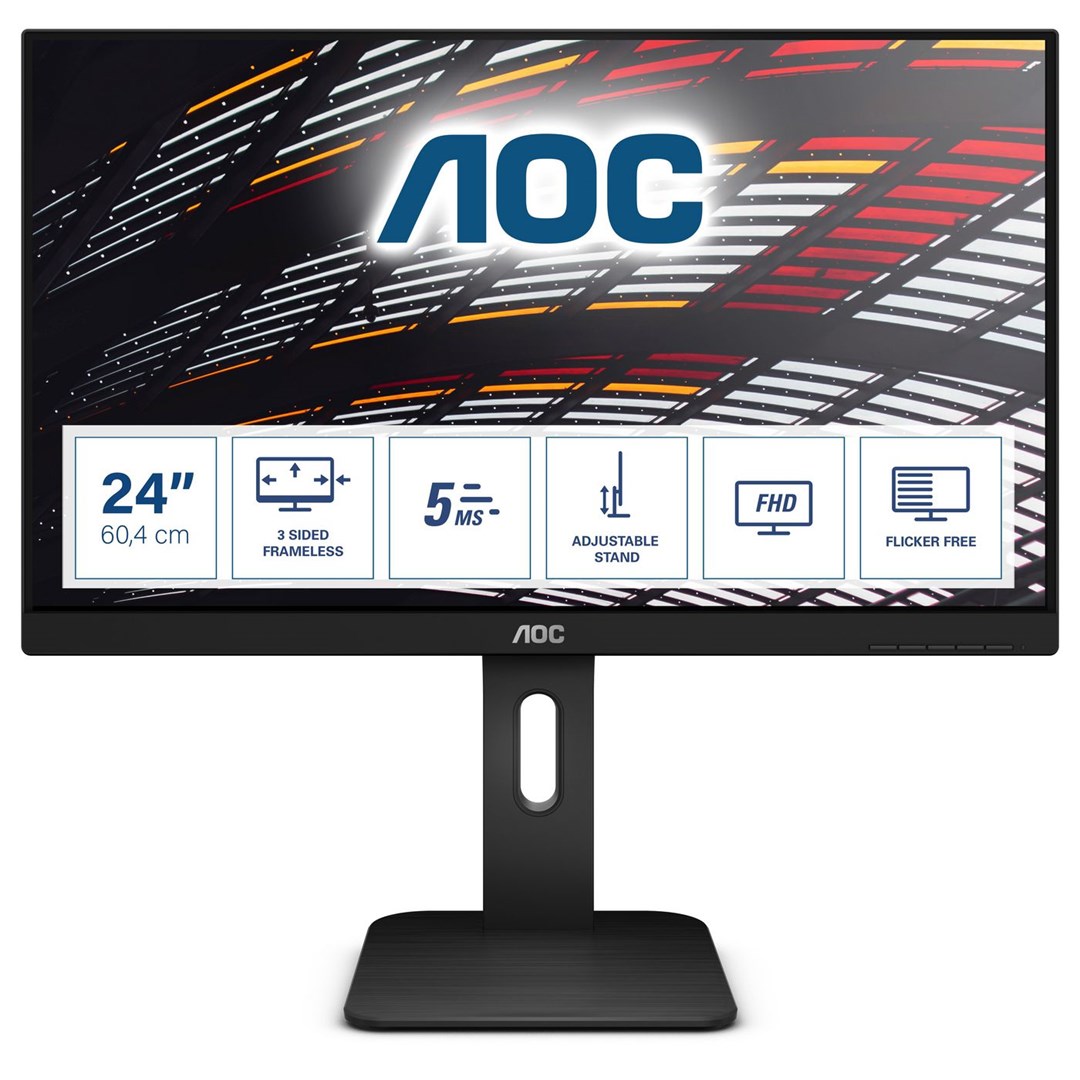 Monitor AOC 24P1, 23.8", Full HD, i zi