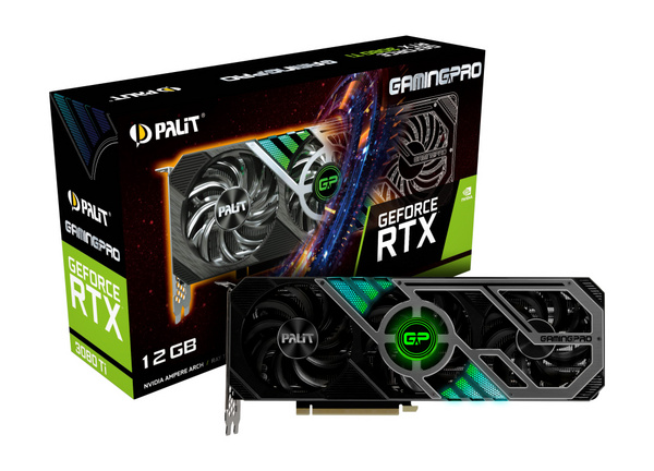 Kartelë grafike Palit GeForce RTX 3080 Ti GamingPro, 12GB GDDR6X