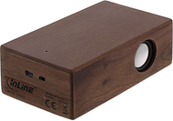 Altoparlant InLine Woodbrick 55381H, induksion, kafe dru arre
