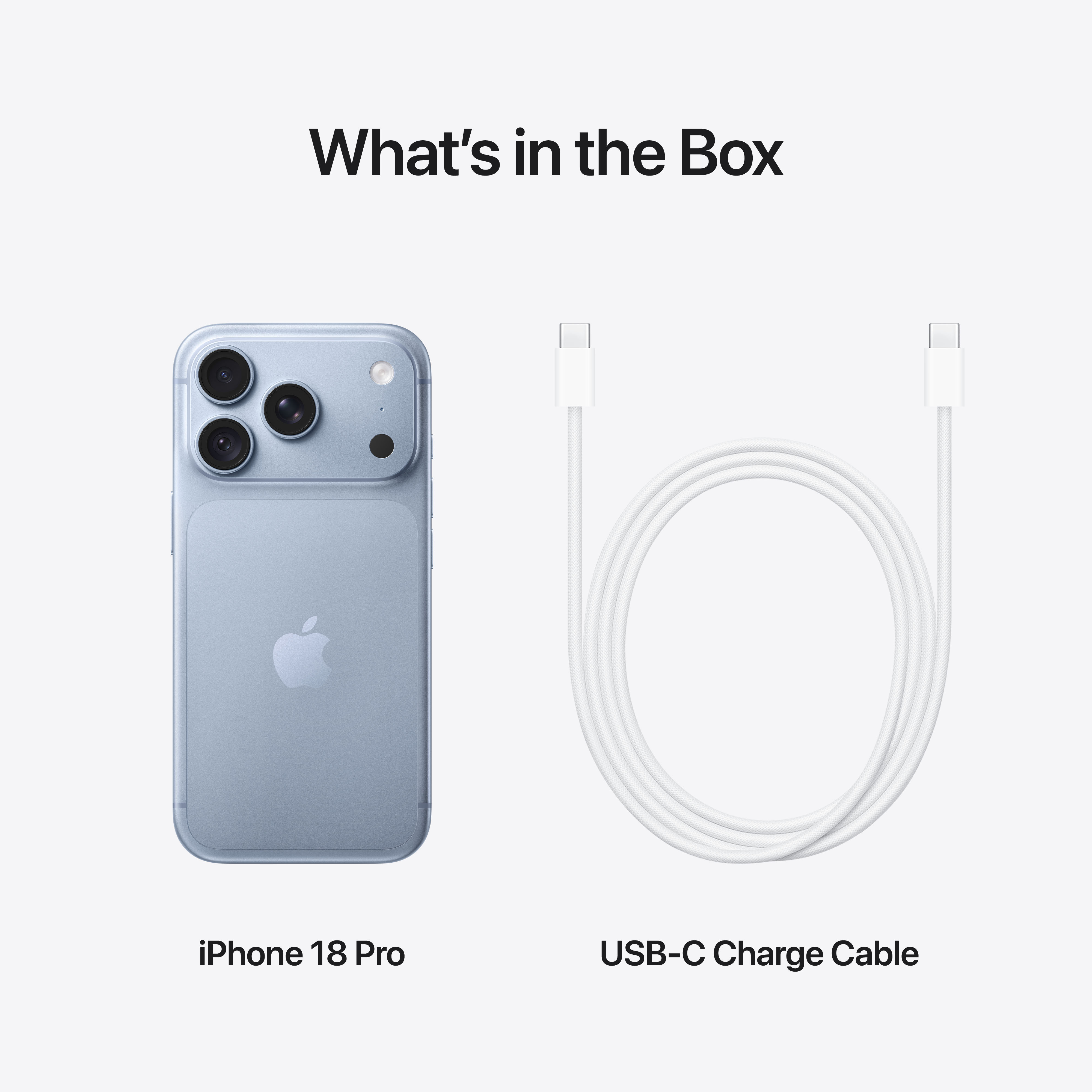Apple iPhone 18 Pro, 2TB, Glacier