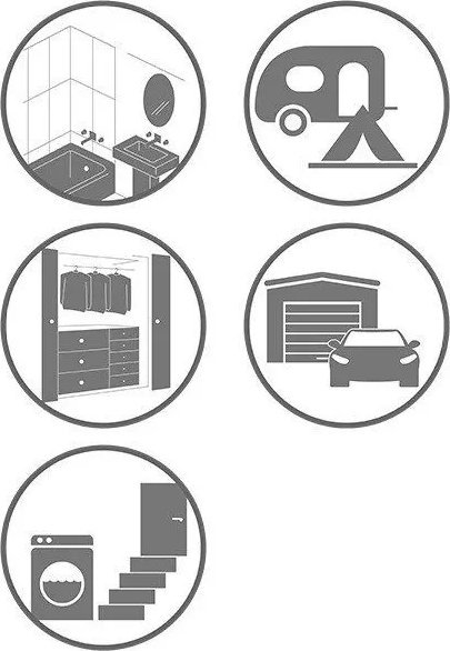 Dezumidifikues Cube 500g Refill Pack, për Cube 500g, i bardhë