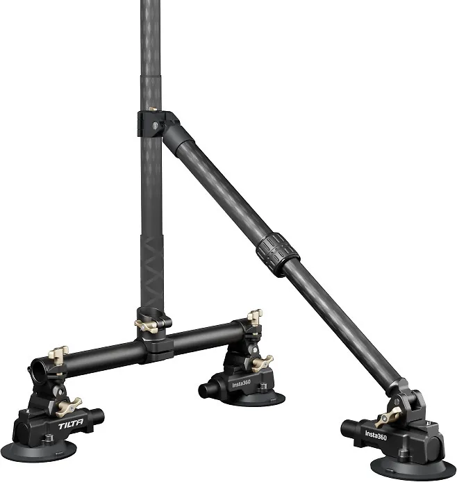 Mbajtëse Insta360 për selfie stick Insta360 Action Invisible, e zezë