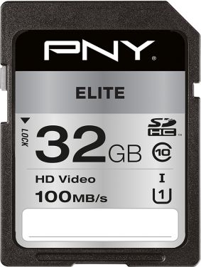Kartë memorie PNY Elite SDHC, 32GB, Class 10 UHS-I/U1