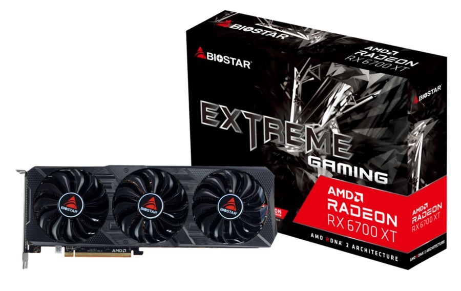 Kartë grafike Biostar AMD Radeon RX 6700 XT, 12 GB GDDR6