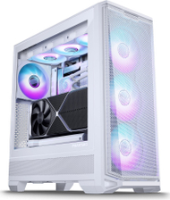 Kuti PC Phanteks Eclipse G400A, ATX Mid Tower, Tempered Glass DRGB, e bardhë matte