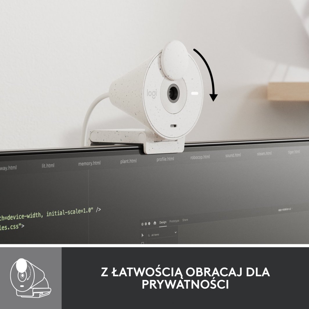 Ueb-kamerë Logitech Brio 300 (960-001442), e bardhë